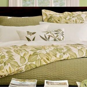 Pottery Barn “overlapping leaves” euro sham